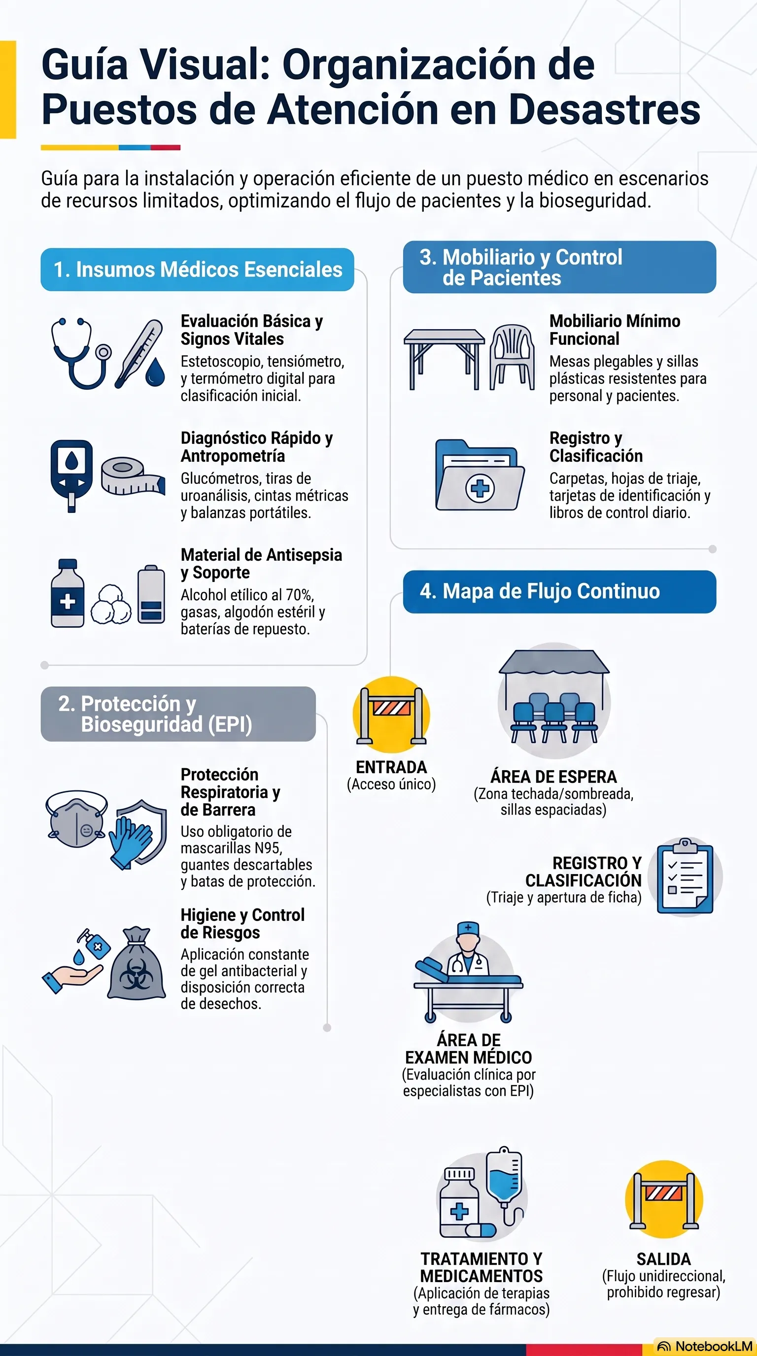 Organización de Puestos en Desastres
